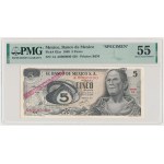Mexico, 5 Pesos 1969 - SPECIMEN