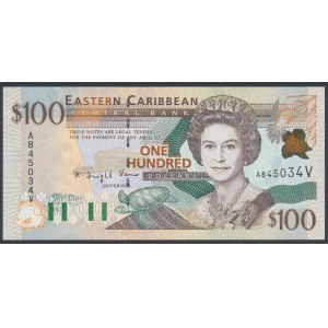 East Caribbean States, Saint Vincent 100 Dollars ND (1998) A 845034 V