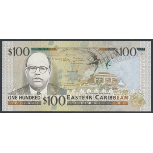 East Caribbean States, Saint Vincent 100 Dollars ND (1998) A 845034 V
