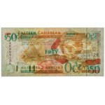 East Caribbean States, Saint Kitts 50 Dollars ND (1994) A 690912 K