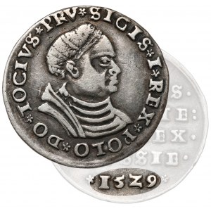 Zygmunt I Stary, Trojak Toruń 1529 - bardzo rzadki
