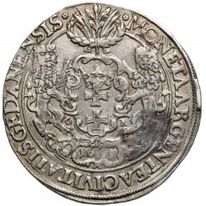 Johannes II. Kasimir, Thaler Danzig 1649 GR - ERSTER TYP - RARE