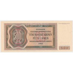 Bohemia and Moravia, SPECIMEN 500 Korun 1942