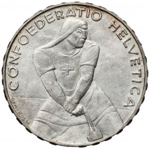 Szwajcaria, 5 franków 1939-B - Laupentaler