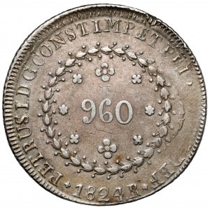 Brazylia, 960 reis 1824-R