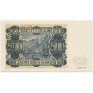 500 złotych 1940 - B