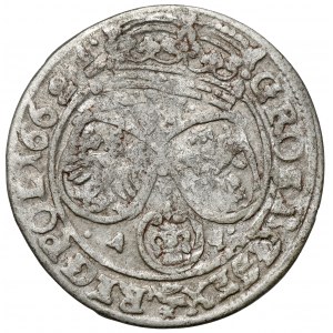 Jan II Kazimierz, Szóstak Bydgoszcz 1662 AT