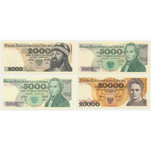 PRL - zestaw banknotów (4szt)