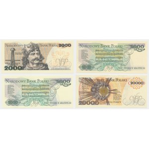 PRL - zestaw banknotów (4szt)