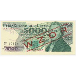 5.000 zł 1986 - WZÓR - AY 0000000 - No.0414