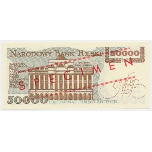 50.000 zł 1989 - WZÓR - A 0000000 - No.0344