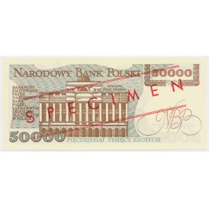 50.000 zł 1989 - WZÓR - A 0000000 - No.0417