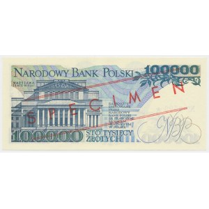 100.000 zł 1990 - WZÓR - A 0000000 - No.0509
