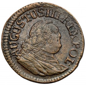 August III Sas, Grosz anomalny 1755 - 3