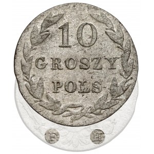 10 groszy polskich 1830 FH - Hunger - rzadkie