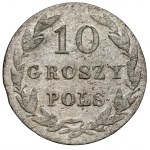 10 groszy polskich 1830 FH - Hunger - rzadkie