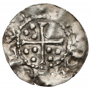 Czechy, Bolesław II (929-967), Denar Praga - IO/\
