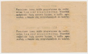 Lwów, Bon 20 halerzy 1918 na zakup 1 jaja - nierozcięte 2 sztuki