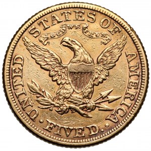 USA, 5 dolarów 1880, Philadelphia