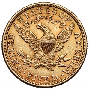 USA, 5 dolarów 1885, Philadelphia