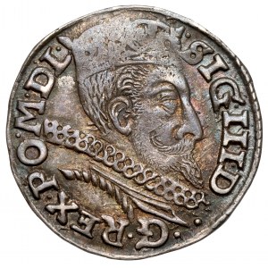 Zygmunt III Waza, Trojak Poznań 1601 - bez litery