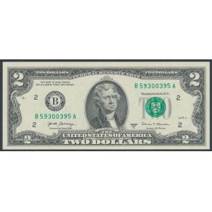 USA, 2 Dollars 2017 - 59300395 - radar number
