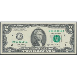 USA, 2 Dollars 2017 - 61133116 - radar number