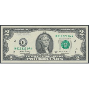 USA, 2 Dollars 2017 - 61122116 - radar number
