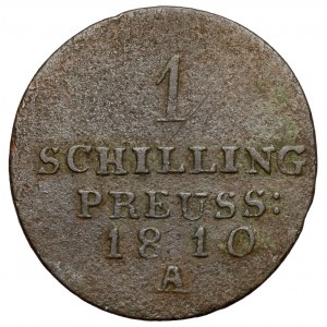 Prusy, Friedrich Wilhelm III, Szeląg 1810-A, Berlin