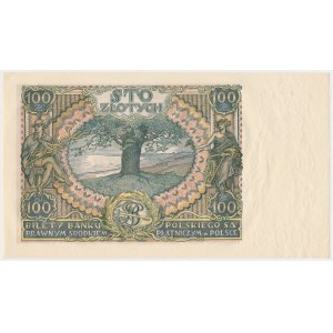 100 złotych 1934 - kropka między literami serii