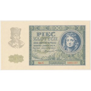 5 złotych 1940 - Ser.C