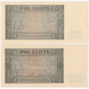 2 złote 1948 - BR i CF - zestaw (2szt)