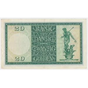 Gdańsk, 20 guldenów 1937 - K/A