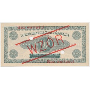 100.000 mkp 1923 - WZÓR - z perforacją