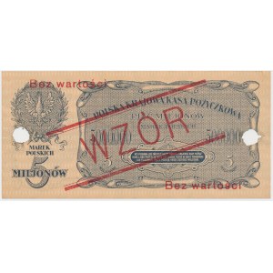 5 mln mkp 1923 - WZÓR - B - z perforacją
