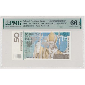 50 zł 2006 Jan Paweł II - JP 0002870 - niski numer