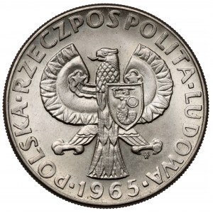 Próba CuNi 10 złotych 1965, 700 lat Warszawy - Syrena