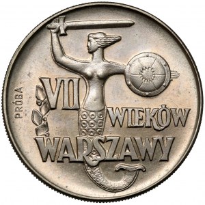 Próba CuNi 10 złotych 1965, VII wieków Warszawy - Syrena