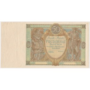 50 złotych 1929 - bez serii i numeracji