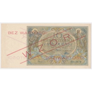 10 złotych 1926 - WZÓR - Ser.Z - 0235678