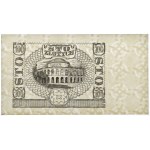 CZARNODRUKI 50 zł 1940 awers i 100 zł 1940 rewersu (2szt)