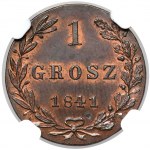 1 grosz 1841 MW, Warszawa - nowe bicie - rzadkość