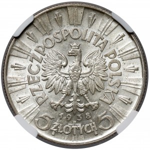 Piłsudski 5 złotych 1938