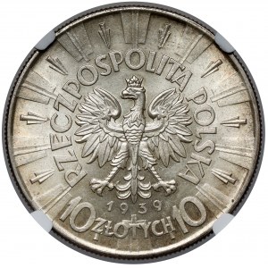 Piłsudski 10 złotych 1939