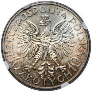 Głowa Kobiety 10 złotych 1933