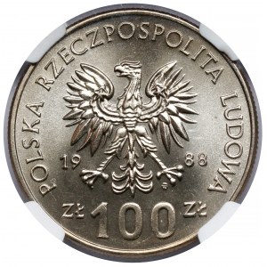 100 złotych 1988 Powstanie Wielkopolskie - destrukt menniczy