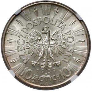 Piłsudski 10 złotych 1939