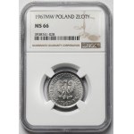 1 złoty 1967 - rzadki rok - piękna