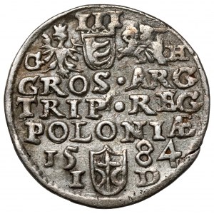 Stefan Batory, Trojak Olkusz 1584 ID - inicjały GH