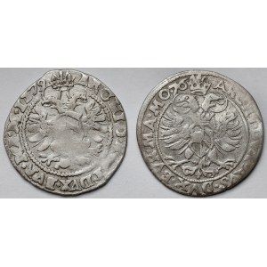 Czechy, Weissgroschen 1576 i 1579 - zestaw (2szt)